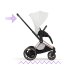 Carucior sport pentru copii Cybex Platinum e-Priam Style, premium, Off White cu cadru Rosegold - 8