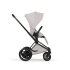 Carucior sport pentru copii Cybex Platinum e-Priam Style, premium, City Grey cu cadru Matt Black - 6