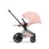 Carucior sport pentru copii Cybex Platinum e-Priam Style, premium, Peach Pink cu cadru Matt Black - 8