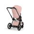 Carucior sport pentru copii Cybex Platinum e-Priam Style, premium, Peach Pink cu cadru Matt Black - 3