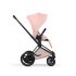 Carucior sport pentru copii Cybex Platinum e-Priam Style, premium, Peach Pink cu cadru Matt Black - 9
