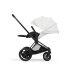 Carucior sport pentru copii Cybex Platinum e-Priam Style, premium, Off White cu cadru Matt Black - 7