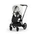 Carucior sport pentru copii Cybex Platinum e-Priam Style, premium, Off White cu cadru Matt Black - 1