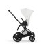 Carucior sport pentru copii Cybex Platinum e-Priam Style, premium, Off White cu cadru Matt Black - 5