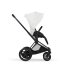 Carucior sport pentru copii Cybex Platinum e-Priam Style, premium, Off White cu cadru Matt Black - 6