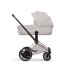Carucior 2 in 1 pentru copii Cybex E-Priam Style, premium, City Grey cu cadru Rosegold - 5