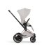 Carucior 2 in 1 pentru copii Cybex E-Priam Style, premium, City Grey cu cadru Rosegold - 8