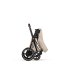 Carucior 2 in 1 pentru copii Cybex E-Priam Style, premium, Cozy Beige cu cadru Rosegold - 13