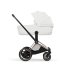 Carucior 2 in 1 pentru copii Cybex E-Priam Style, premium, Off White cu cadru Rosegold - 5