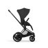 Carucior 2 in 1 pentru copii Cybex E-Priam Style, premium, Sepia Black cu cadru Matt Black - 8