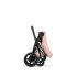 Carucior 2 in 1 pentru copii Cybex E-Priam Style, premium, Peach Pink cu cadru Matt Black - 13