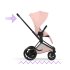 Carucior 2 in 1 pentru copii Cybex E-Priam Style, premium, Peach Pink cu cadru Matt Black - 9