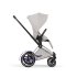 Carucior 2 in 1 pentru copii Cybex E-Priam Style, premium, City Grey cu cadru Chrome - 6