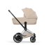 Carucior 2 in 1 pentru copii Cybex E-Priam Style, premium, Cozy Beige cu cadru Chrome - 5