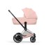 Carucior 2 in 1 pentru copii Cybex E-Priam Style, premium, Peach Pink cu cadru Chrome - 5
