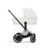 Carucior 2 in 1 pentru copii Cybex E-Priam Style, premium, Off White cu cadru Chrome - 5