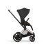 Carucior 3 in 1 pentru copii Cybex E-Priam Style, cu landou si scoica Cloud T Plus, Sepia Black cu cadru Rosegold - 14