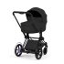 Carucior 3 in 1 pentru copii Cybex E-Priam Style, cu landou si scoica Cloud T Plus, Sepia Black cu cadru Matt Black - 2