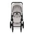 Carucior 3 in 1 pentru copii Cybex E-Priam Style, cu landou si scoica Cloud T Plus, City Grey cu cadru Matt Black - 13