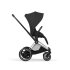 Carucior 3 in 1 pentru copii Cybex E-Priam Style, cu landou si scoica Cloud T Plus, Sepia Black cu cadru Chrome - 8