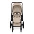 Carucior 3 in 1 pentru copii Cybex E-Priam Style, cu landou si scoica Cloud T Plus, Cozy Beige cu cadru Chrome - 13