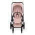 Carucior 3 in 1 pentru copii Cybex E-Priam Style, cu landou si scoica Cloud T Plus, Peach Pink cu cadru Chrome - 13
