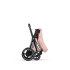 Carucior 3 in 1 pentru copii Cybex E-Priam Style, cu landou si scoica Cloud T Plus, Peach Pink cu cadru Chrome - 10