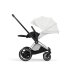 Carucior 3 in 1 pentru copii Cybex E-Priam Style, cu landou si scoica Cloud T Plus, Off White cu cadru Chrome - 13
