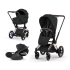 Carucior 3 in 1 pentru copii Cybex E-Priam Style, cu landou si scoica Cloud T Plus - 1