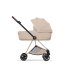 Carucior 3 in 1 pentru copii Cybex Mios Style, premium, Cozy Beige cu cadru Rosegold - 16