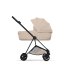 Carucior 3 in 1 pentru copii Cybex Mios Style, premium, Cozy Beige cu cadru Matt Black - 16