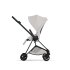 Carucior 3 in 1 pentru copii Cybex Mios Style, premium, City Grey cu cadru Matt Black - 5