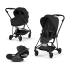 Carucior 3 in 1 pentru copii Cybex Mios Style, premium, Sepia Black cu cadru Matt Black - 4