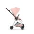 Carucior 3 in 1 pentru copii Cybex Mios Style, premium, Peach Pink cu cadru Chrome - 12