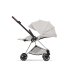 Carucior 3 in 1 pentru copii Cybex Mios Style, premium, City Grey cu cadru Chrome - 5