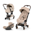 Carucior 3 in 1 pentru copii Cybex Coya Style, premium, Cozy Beige cu cadru Rosegold - 3