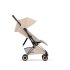Carucior 3 in 1 pentru copii Cybex Coya Style, premium, Cozy Beige cu cadru Rosegold - 8