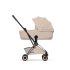 Carucior 3 in 1 pentru copii Cybex Coya Style, premium, Cozy Beige cu cadru Rosegold - 11