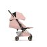 Carucior 3 in 1 pentru copii Cybex Coya Style, premium, Peach Pink cu cadru Rosegold - 8