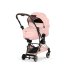 Carucior 3 in 1 pentru copii Cybex Coya Style, premium, Peach Pink cu cadru Rosegold - 2