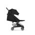 Carucior 3 in 1 pentru copii Cybex Coya Style, premium, Sepia Black cu cadru Chrome - 9