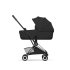 Carucior 3 in 1 pentru copii Cybex Coya Style, premium, Sepia Black cu cadru Chrome - 11