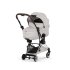 Carucior 3 in 1 pentru copii Cybex Coya Style, premium, City Grey cu cadru Chrome - 2