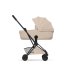 Carucior 3 in 1 pentru copii Cybex Coya Style, premium, Cozy Beige cu cadru Matt Black - 11