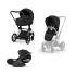 Carucior 3 in 1 pentru copii Cybex E-Priam Comfort, premium, cu scoica Cloud T Plus - 2