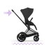 Carucior 3 in 1 pentru copii Cybex E-Priam Comfort, premium, cu scoica Cloud T Plus, Sepia Black cu cadru Matt Black - 8