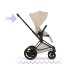 Carucior 3 in 1 pentru copii Cybex E-Priam Comfort, premium, cu scoica Cloud T Plus, Cozy Beige cu cadru Matt Black - 8