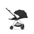 Carucior 3 in 1 pentru copii Cybex Mios Comfort, premium, cu scoica Cloud T Plus, Sepia Black cu cadru Rosegold - 6