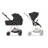 Carucior 3 in 1 pentru copii Cybex Mios Comfort, premium, cu scoica Cloud T Plus, Sepia Black cu cadru Rosegold - 9