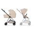 Carucior 3 in 1 pentru copii Cybex Mios Comfort, premium, cu scoica Cloud T Plus, Cozy Beige cu cadru Matt Black - 2